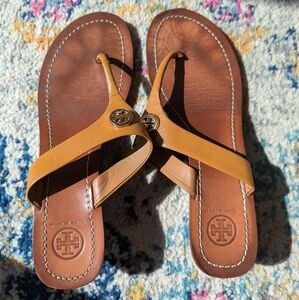 Tory Burch | Tan Leather Sandals | Size 9